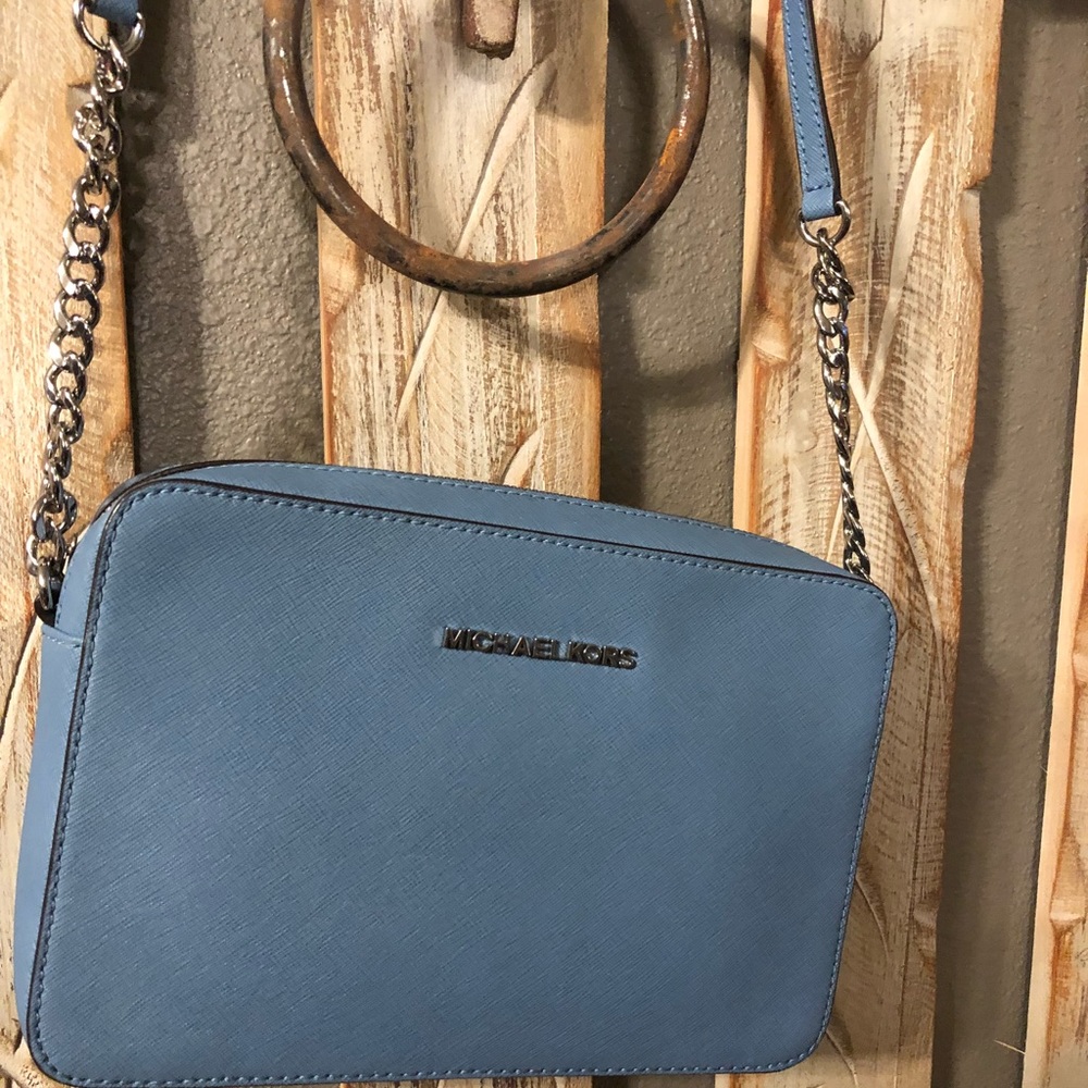 blue Michael Kors crossbody FREE GIFT INCLUDED